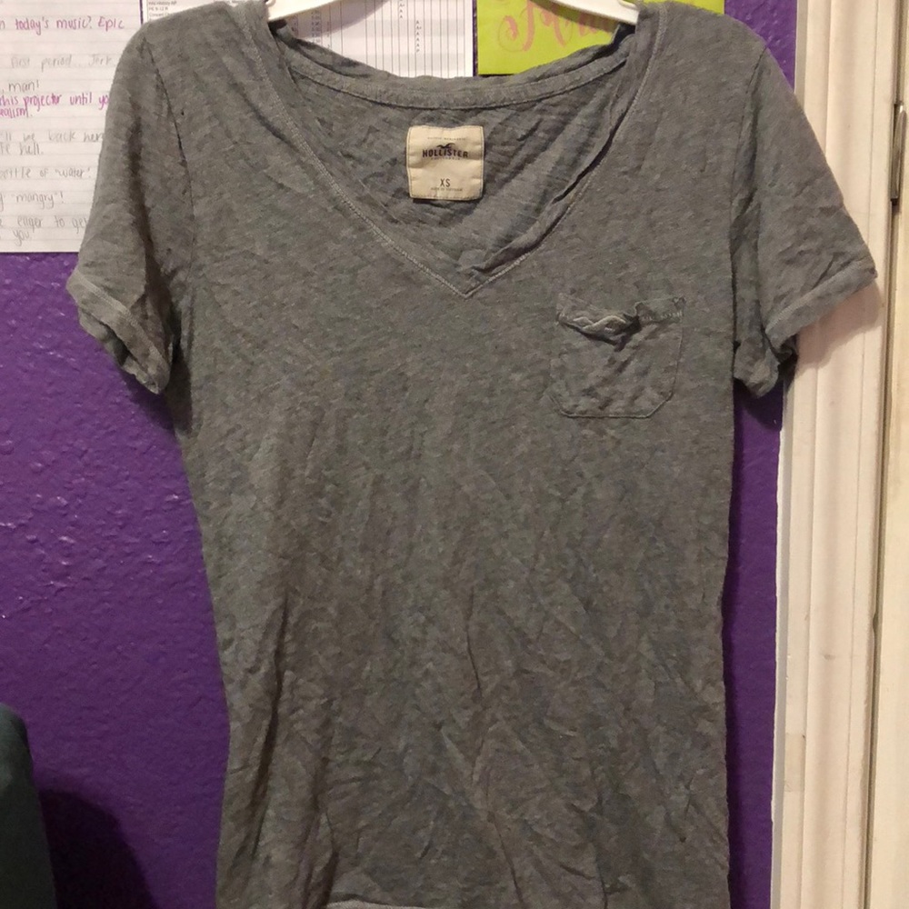 Gray shirt